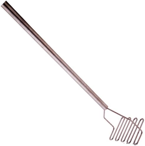 Potato/Bean Masher, Stainless Steel, 31" Overall Length