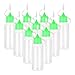 YOKIVE 10 Pcs Needle Tip Bottles, Needles Precision Tip Applicator, Squeeze Bottle with Storage Caps, Great for DIY Quilling Craft (15ml, Green)