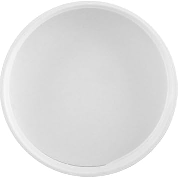 45mm Replacement Lids 45-400 Thread, 12-Pack White Smooth Plastic Caps with Foam Liners for Supplement Bottles, Spice Jars, Pill Containers, and Cosmetic Vials