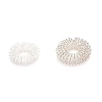 Finger-reflex zones acupressure ring massaging gold yin large