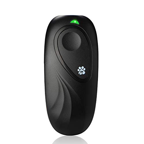 INFINI Ultrasonic Dog Bark Control Device, Dog Barking Deterrent Devices Dog Anti Bark Barking Dog, 2in1 Behavior Training 16.4 Range Variable Frequency Handheld LED Wrist Strap Indoor Outdoor