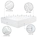 LUX Décor Twin Zippered Mattress Encasement - Bed Bug Proof, 100% Waterproof Mattress Protector - 14 Inches Deep All Sided Cover, Noiseless - 39X75