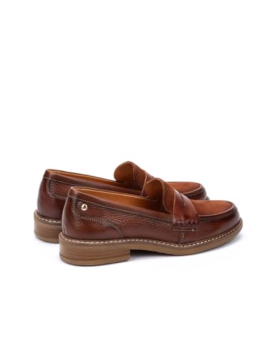 Image of PIKOLINOS Aldaya W8J-3541 Women's Loafers - Premium Calfskin Leather Slip-On - Lightweight Comfort, Removable Insole, Medium & Wide Width Ergonomic Everyday Support