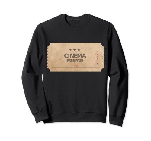 Passe-vue cinéma, ticket de cinéma, heure du film Sweatshirt