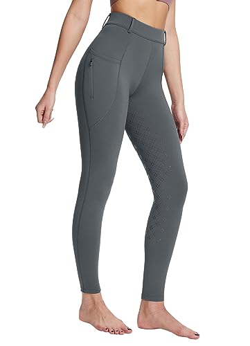 Baleaf Pantalones De Equitación De Invierno Para Mujer, Con Forro Polar, Con Bolsillos Con Cremallera, Gris, M Baleaf Pantalones De Equitación De Invierno Para Mujer, Con Forro Polar, Con Bolsillos Con Cremallera, Gris, M