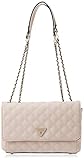 Abhängig von 53,3 cm. Guess Damen Cessily Convertible Crossbody Flap Umhängetasche, Nude, Einheitsgröße