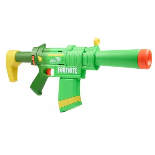 NERF Fortnite SMG-Zesty Elite Dart Blaster - Removable Stock and Barrel, Removable 10-Dart Clip, 10 Official Elite Darts - Image 5
