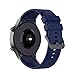 INF Silicone Watch Band for Huawei Watch GT3/GT3 Pro/GT2 Pro/GT2 46mm, Soft 22mm quick release Wrist Strap for Women/Men, Adjustable Breathable Sport Replacement Band with Metal Clasp(Blue)