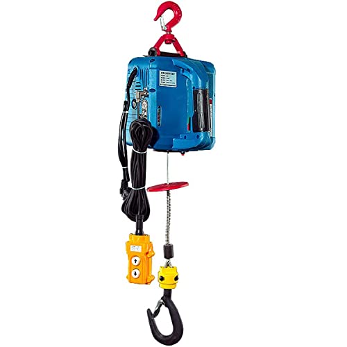 OTQEFTN 3 in 1 Portable Electric Winch Hand Traction Block with Wireless Remote Controller Electric Hoist Steel Wire Rope Lifting Hoist