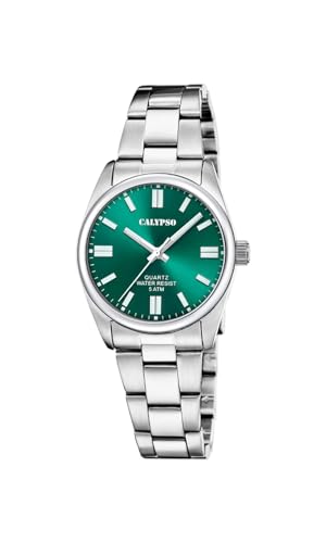 Montre femme Calypso argentée en acier pour accessoiriser vos tenues de bureau