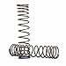 Traxxas 8441 +2 GTR 139mm Shock Springs (Blue Stripe) Progressive Shock Springs, Silver