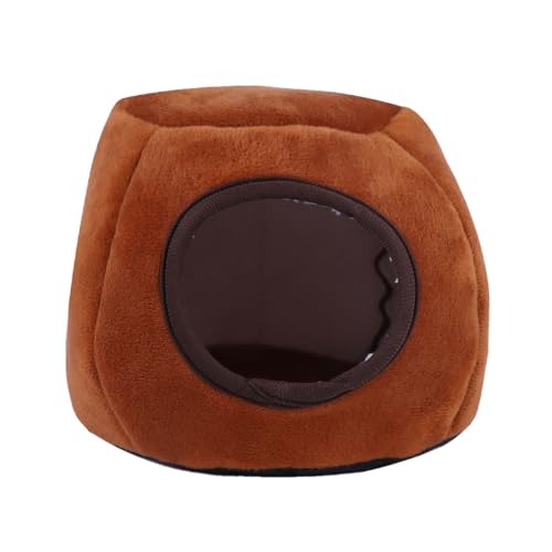 Casa de esconderijo para hamster - Almofada quente da casa da cobaia da cama do hamster,Ninho de bri