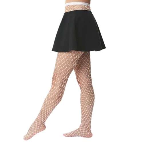 Meia Calça Arrastão Trama Média - Escolha sua cor preferida (BR, Alfa, Único, Regular, Alto, Branco)