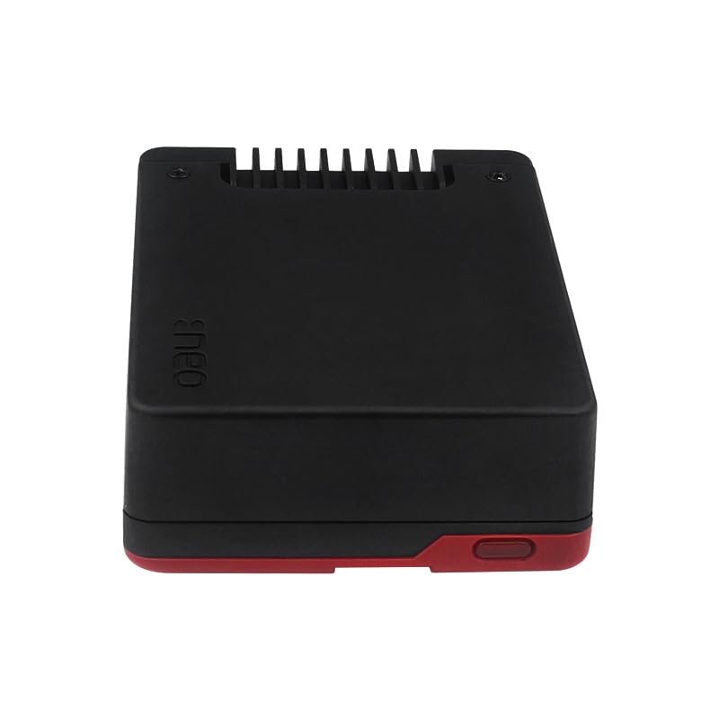 Obudowa chłodząca ze stopu aluminium do Raspberry Pi 5 z wbudowanym wentylatorem, powłoka ochronna rozpraszająca ciepło z kompozytową konstrukcją ABS do akcesoriów komputerowych z jedną płytą