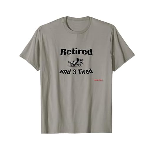 Retired Recumbent Trike Tee T-Shirt