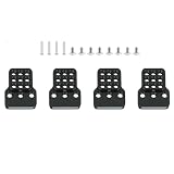 Ersatzteile RC-Modelle Für MN Für D90 MN99S 4 Stücke Metall Einstellbare Stoßdämpfer Halterung Extender Für Seat RC Auto Upgrade Teile(Black)
