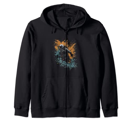 Plongeur Diver Plongée Scuba Fan de sous-marin Nageur Sweat à Capuche