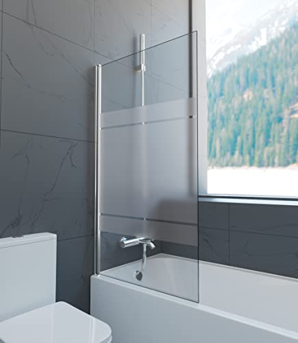 GME Panel Open 1 Abatibles Bañera, 85 cm Longitud x 150 cm Altura, Frost Plus