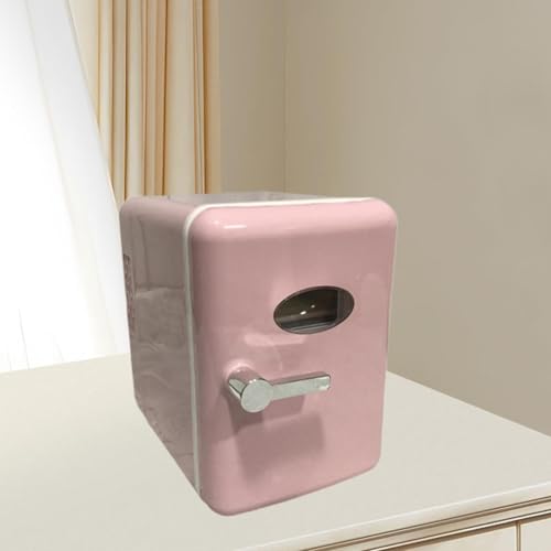 Image of Skincare Fridge Single Door 4L Mini Fridge for Skincare Beauty Makeup Office Pink | Major Appliances | Refrigerators & Freezers | Mini Fridges