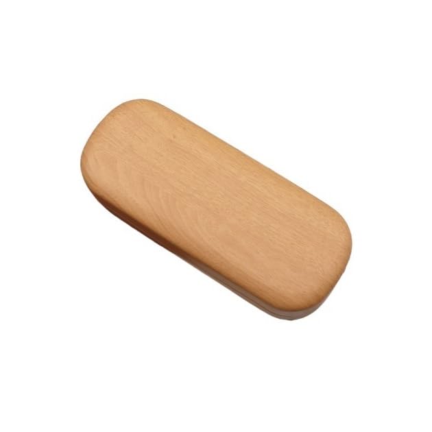 Étui en bois grainé rétro LAPADULA la haute finition pour lunettes de vue
