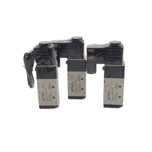 Électrovanne pneumatique 4V210-08 vanne d'air de commande d'inversion 1.25" - Série 4V - 3
