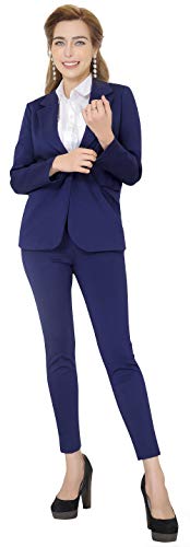 Marycrafts Women’s Two Piece Suits – Business Blazer Pant Suit Set, Professional Work Outfit for Office