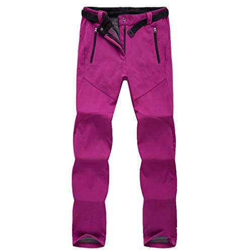 Pantalon Femme Ski avec Poche À Fermeture Éclair, Voyage Imperméable Golf Thermique Épais Pantalon en Molleton Pantalon De Neige De Ski pour Le Snowboard Camping d'hiver Durables Cover
