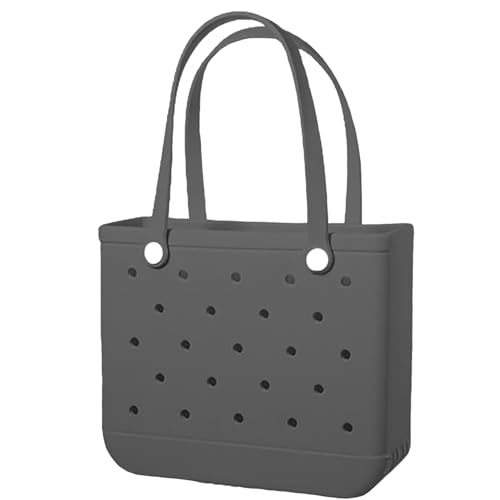 HIERYQHE Beach Bag Rubber Tote