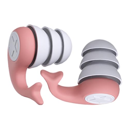Tapones para los oídos para dormir, nadar para mujer, tapones para los oídos para mujer | Tapones reutilizables de silicona para DJ - Protección auditiva impermeable suave para el trabajo