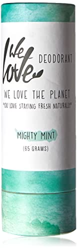 We Love The Planet Mighty Mint Natural Deodorant Stick, Minze, 65 gramm Cover