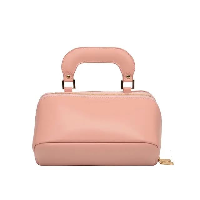 Neceser Maquillaje Bolsa de cosméticos for Mujer, Gran Capacidad, Moderna, for Guardar Productos Cuidado la Piel en Mano, Bolsa Lavado clasificada(Pink)