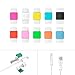 Data Cable Saver(12 Packs),BUTEFO 3.5cm Assorted Colorful Charging Cable Protector Saver Lightning Saver Protective For iPhone 5 ,5s ,6 ,6S, 6 Plus (12 colors contained)