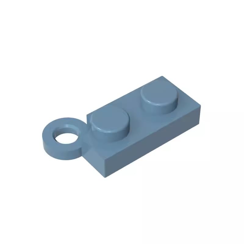 Gobricks 2429 Hinge Hinge Plate 1x4 Swivel Base 50 Pieces GDS-807 Compatible with Lego Building Blocks Color:Sand Blue โ image 1