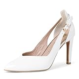 Bekannt aus dem TV MARCO TOZZI Damen 2-2-82401-28 Pumps, White PATENT, 39 EU