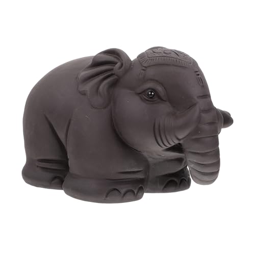 Statue d'éléphant violette le cadeau idéal pour amateurs de thé