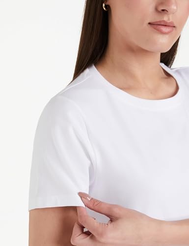 Image of Amazon Brand - Symbol Women's Cotton Stretch Regular Fit Round Neck Sleeveless T-Shirt (Available in Plus Sizes)