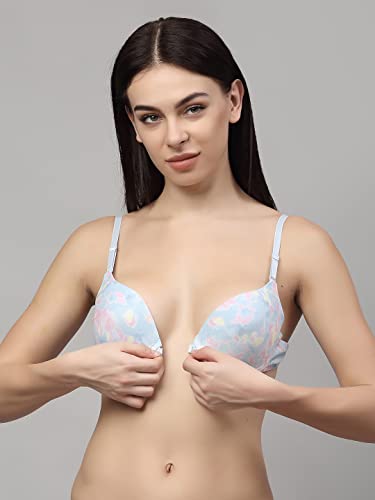 Image of Quttos PrettyCat Printed Front Open Underwire Sexy Pushup Bra