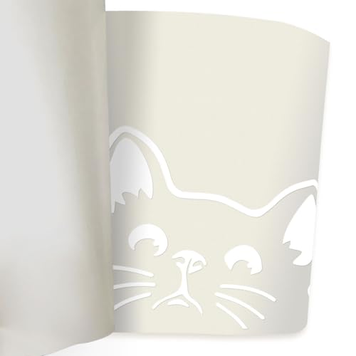Image of WIRESTER 6 inch Clear Vinyl Decal Sticker Decoration for Car Window (Or Any Flat Surface) - Black Bombay Kitten Cat