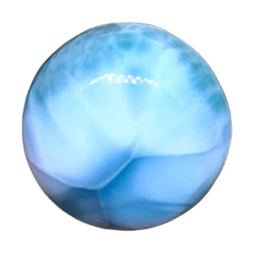 Larimar naturel cabochon 18mm de qualité supérieure pour bague et pendentif d'exception
