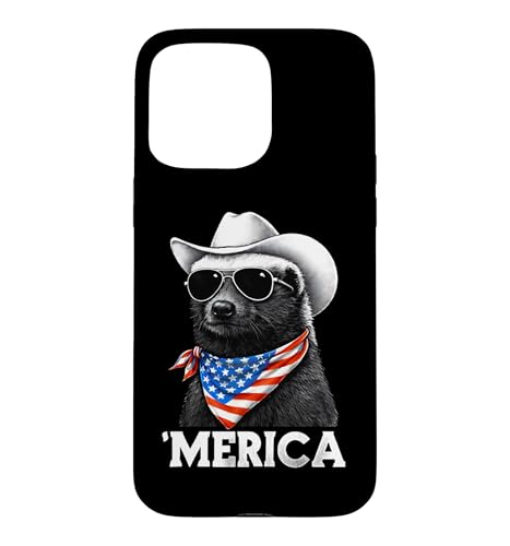 Honey Badger Ratel �A�����J���� �o���_�i �N�[�� �T���O���X �X�}�z�P�[�X iPhone 15 Pro Max �p