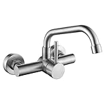 Tondiy Grifo Cocina de Pared, Grifería de Fregadero Giratorio a 360​°,...