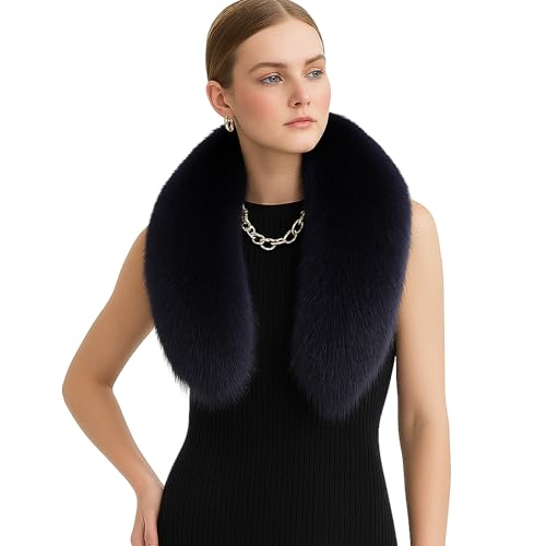 Scarf for Women, Faux Fur Soft Warmer Collar Men Women's Neck Scarves Wraps for Fall Winter Coat Decor4