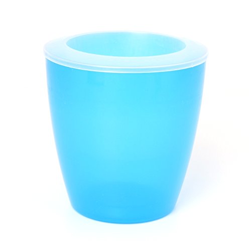 KOFUN Plant Flower Pot Self Watering Plastic Planter Container Home Garden Office Tool Blue