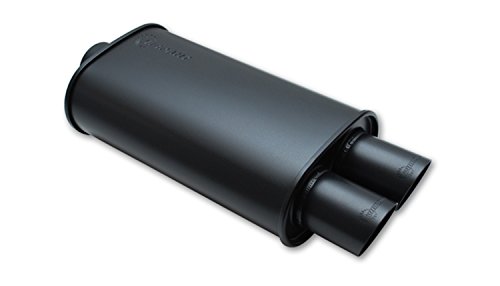 Vibrant 1149 Streetpower Black Flat Oval Muffler 3 inch