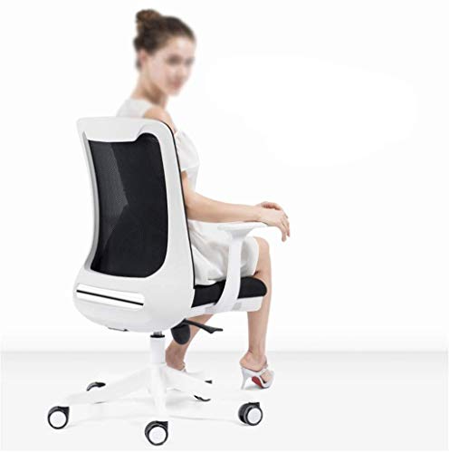 Creative Simplicity Comfortable Home Computer Chair, Lift Chair with Wheels for Bedrooms Book Room Library Student Study Chair Easy to Move Armchair, lsxysp, b, 49.550.597-105CM - Image 7