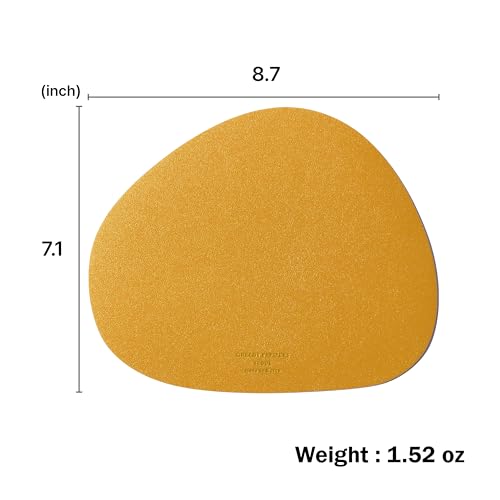Image of GREEDY FARMERS Mouse pad, Non-Slip Washable Waterproof Computer Mouse pad (Honey Yellow)