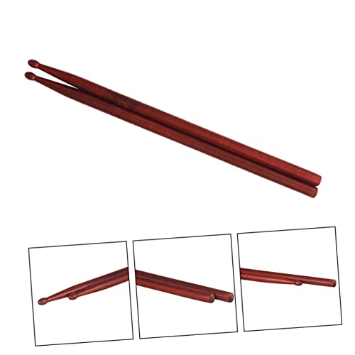 1 par de baquetas para batería, superficie lisa y agarre cómodo, para práctica y actuación, accesorios duraderos para percusión miniatura 7
