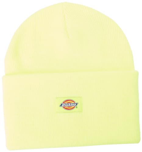 Dickies, Unisex, Umgeschlagene Acryl-Beanie-Mütze, NEON GELB, OS