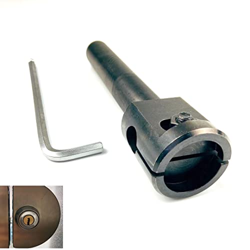 TPM Go Extracteur de Cylindre de Serrure AB Ovale Rond Kit de Crochetage de Serrure, Crocheteur Électronique Intelligent, Serrure de Chambre, Outil d'Ouverture de Serrure de Bureau (Rond)