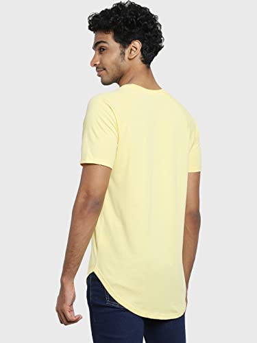 Image of Bewakoof Men's Typography 100% Cotton T-Shirt - Regular Fit, Round Neck, Half Sleeves